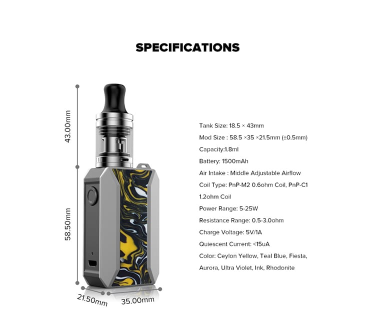 VOOPOO Drag Baby Trio 25W Starter Kit 